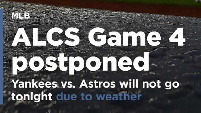 Yankees and Astros postponed due to weather