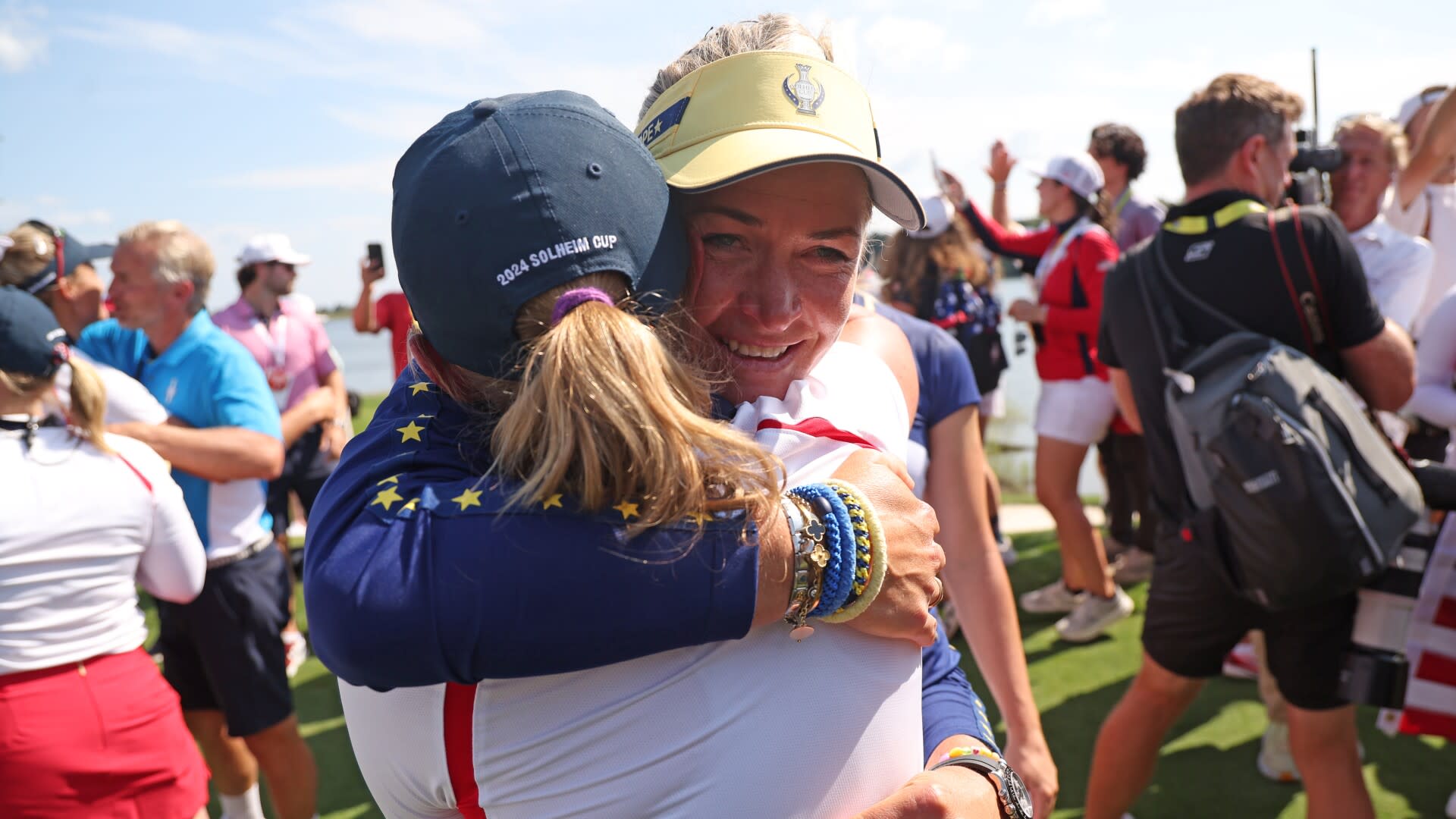 Emotional Solheim Cup exemplified by singing, dancing and some tears