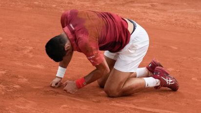 PA Media: Sport - Djokovic underwent an MRI scan on Tuesday which revealed a torn medial meniscus in his right knee and forced him to withdraw from the