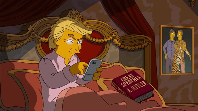 The Simpsons Brutalizes Donald Trump While Painting A Grim