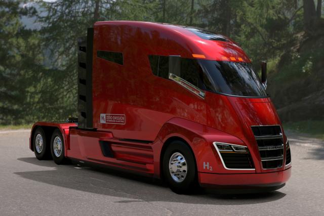nikola one news specs performance hydrogen fuel cell truck