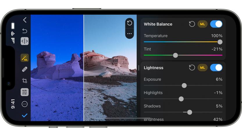 Pixelmator Photo image editor for iPhone