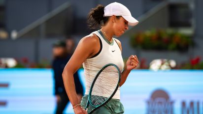 Getty Images - MADRID, SPAIN - APRIL 30: Madison Keys of the United States in action against Ons Jabeur of Tunisia in the quarter-final on Day Eight of the Mutua Madrid Open at La Caja Magica on April 30, 2024 in Madrid, Spain (Photo by Robert Prange/Getty Images)