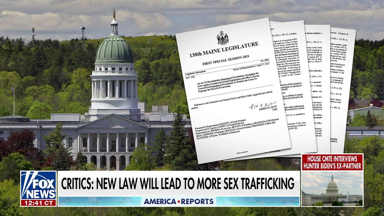 Maine becomes the first state to partially decriminalize prostitution