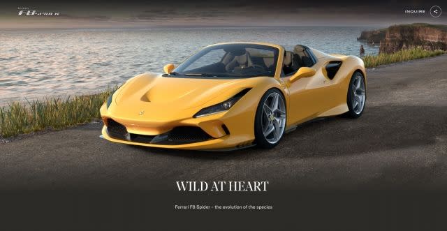 Ferrari Follows Up F8 Tributo With Drop Top F8 Spider