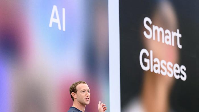 Meta founder and CEO Mark Zuckerberg speaks during the Meta Connect event at Meta headquarters in Menlo Park, California, on September 27, 2023. (Photo by JOSH EDELSON / AFP) (Photo by JOSH EDELSON/AFP via Getty Images)