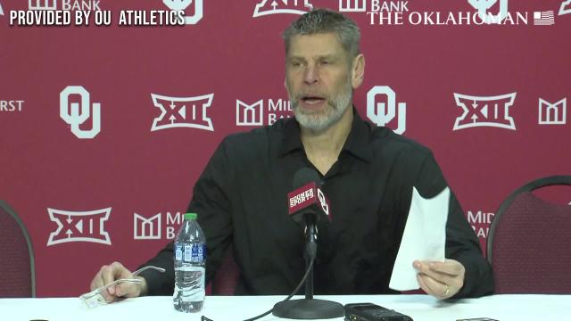 OU men's coach Porter Moser talks about win over Alabama