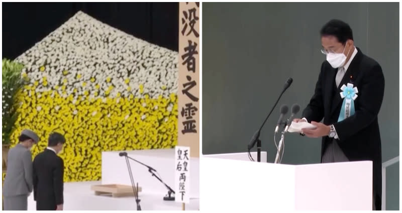 岸田首相は、中国と韓国が靖国神社参拝を非難する中、日本は二度と戦争をしないと誓う