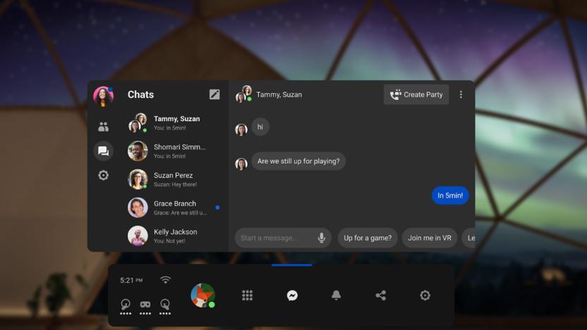 Facebook Messenger Oculus