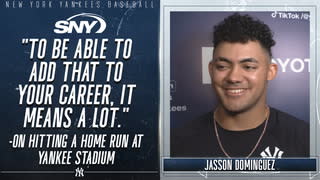 Yankees' Jasson Domínguez matches extraordinary hype in MLB debut. Now  comes the hard part - The Athletic