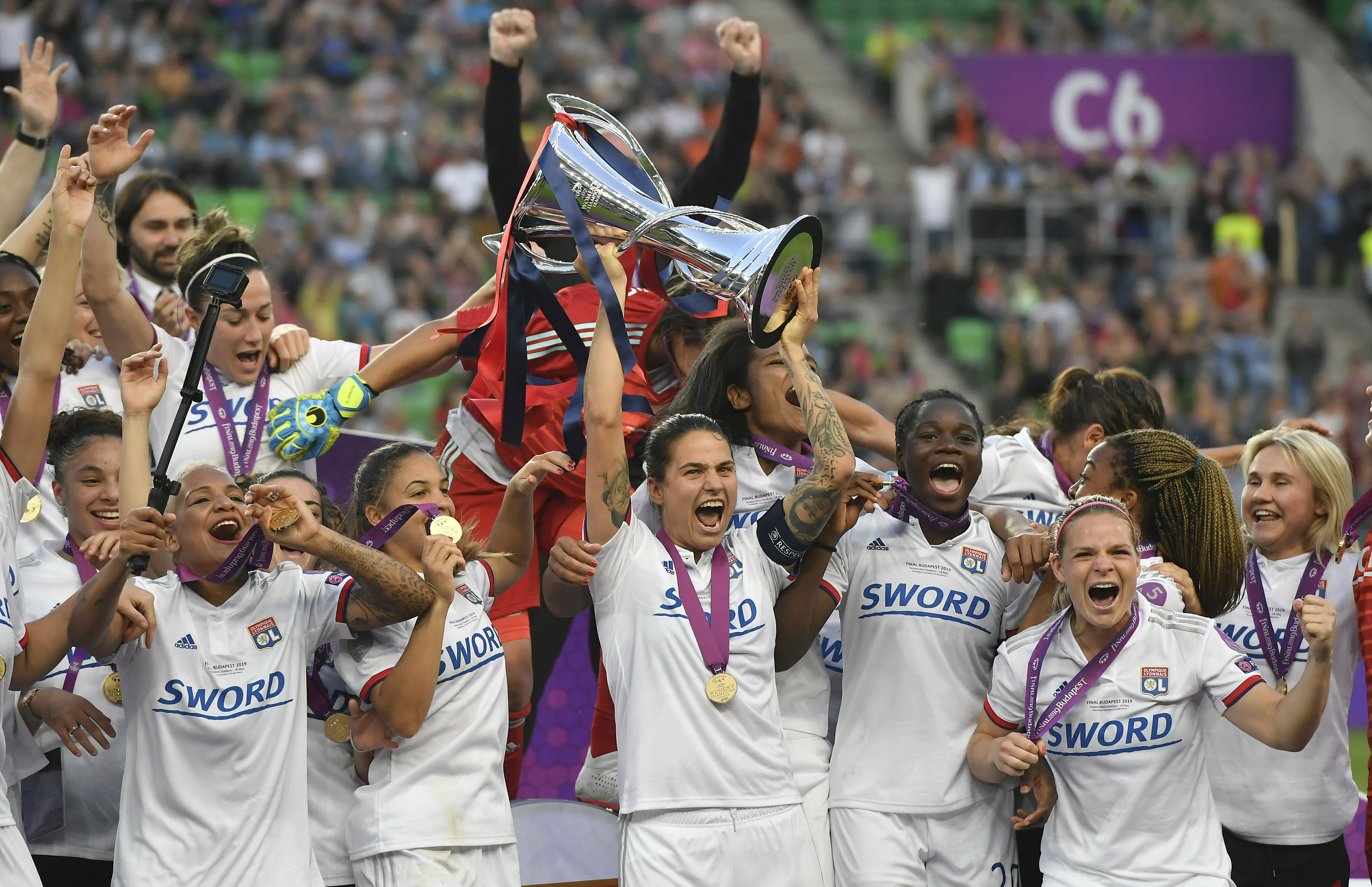 Lyon beats Barcelona 41 to win Women's Champions League