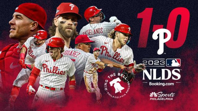 PHILLIES STEAL GAME ONE OF THE NLDS, becoming first team to