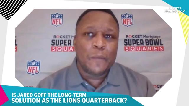 Lions legend Barry Sanders gives lukewarm review of Jared Goff's season