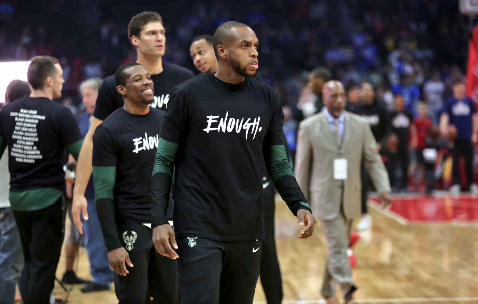 milwaukee bucks warm up shirt