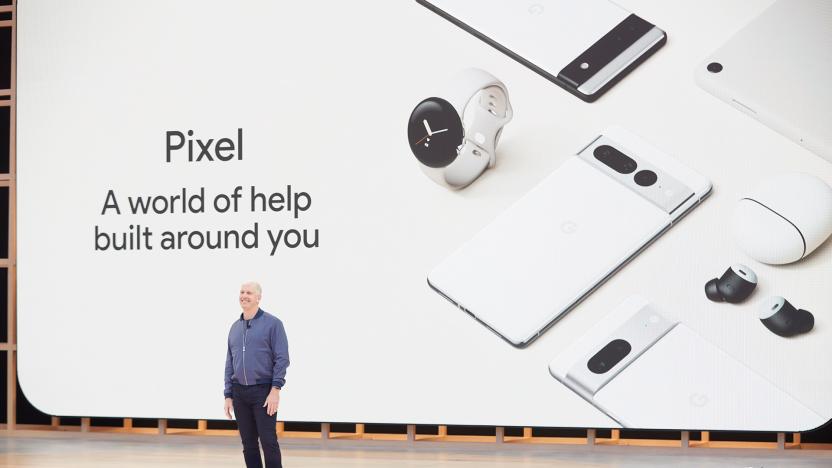 Google Pixel 7 and Pixel Watch at I/O 2022 event