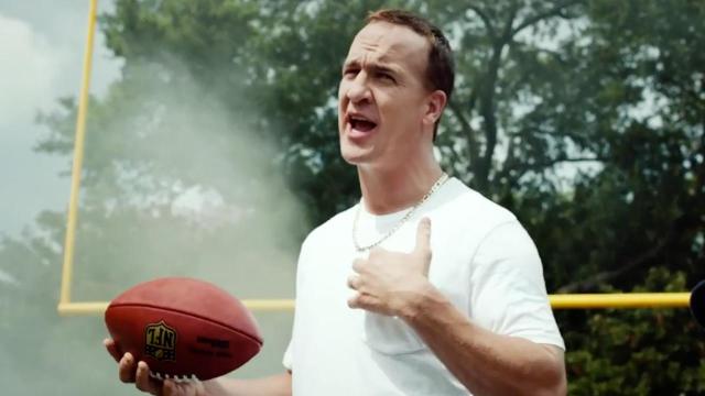 Peyton Manning on his new DirecTV commercial