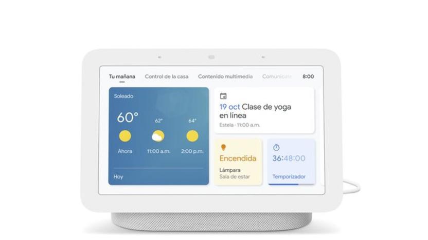 Google Nest Hub in Spanish