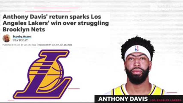 How will Anthony Davis impact the Lakers after returning from injury?