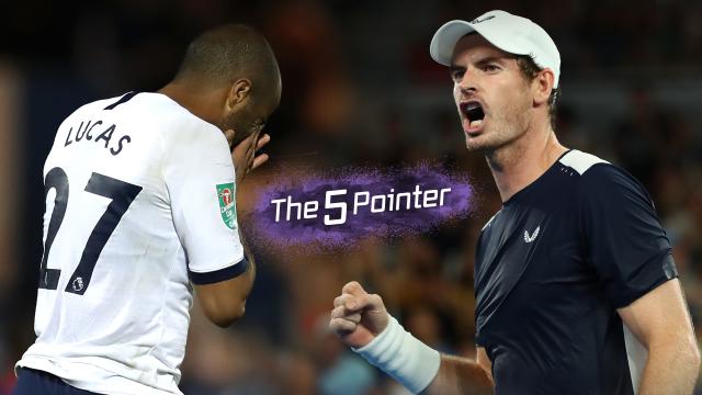 The Five Pointer: Spurs and Fiji stunned as Murray continues comeback