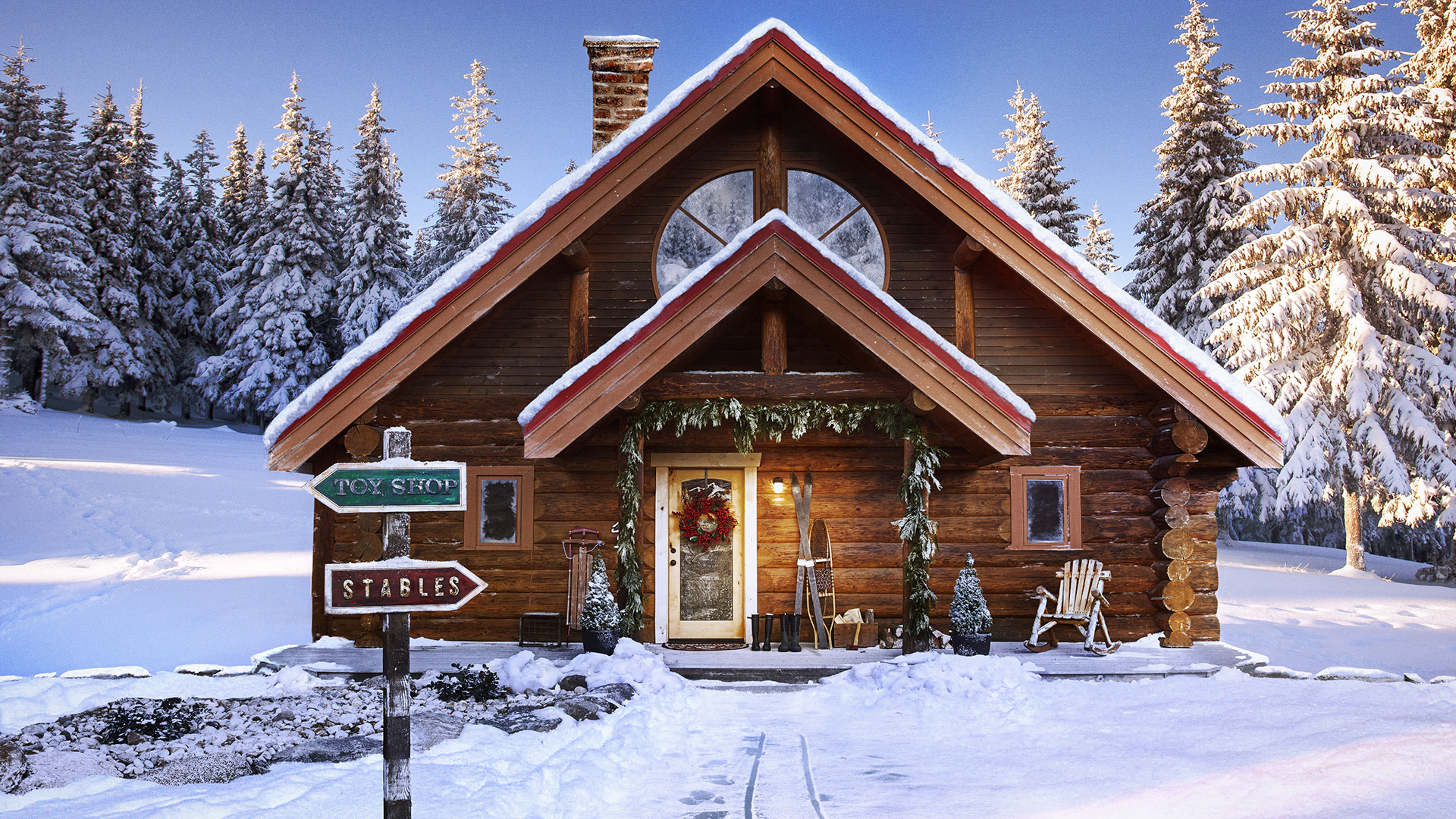 Villaggio Babbo Natale Polo Nord.La Casetta Di Babbo Natale Esiste Ed E In Vendita