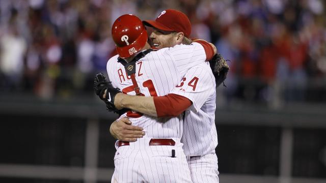 Roy Halladay comes through as Philadelphia Phillies stay alive in National  League championship series