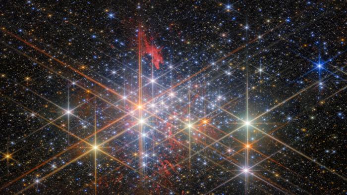 A cluster of bright stars.