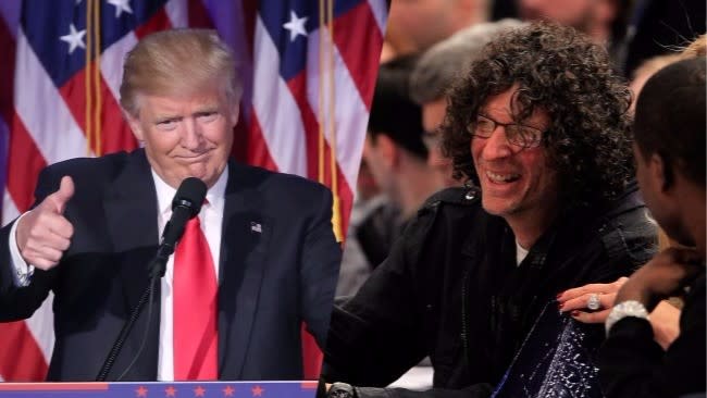 Howard Stern Suggests Donald Trump Only Ran For President To Negotiate A Better Deal With NBC - Yahoo Sports