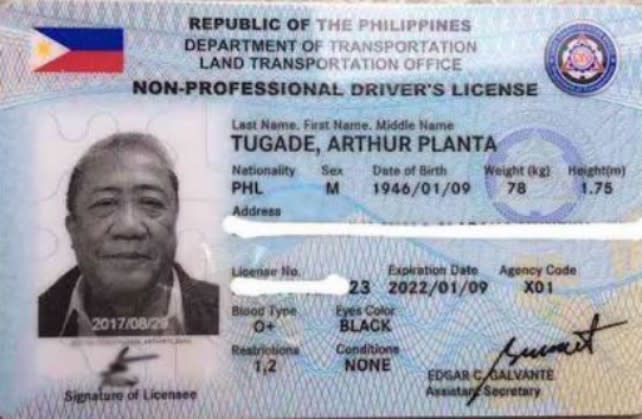 philippines license drivers sample Forgers New Driverâ€™s Year 5 License LTO Beware: of Boasts