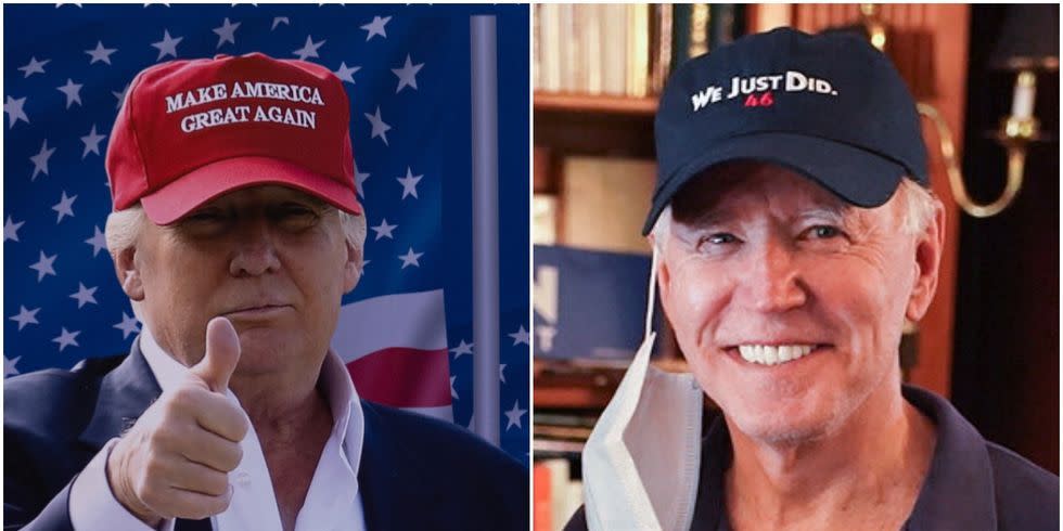 The Internet Thinks Joe Biden’s Hat Is Masterfully Trolling Donald Trump