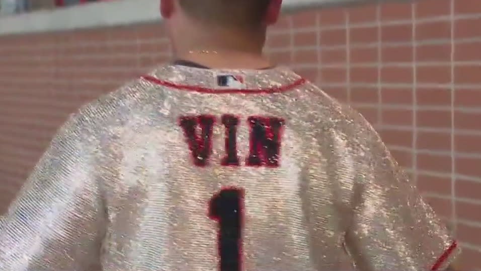 Astros Inspired Fan Bling Baseball Jersey 