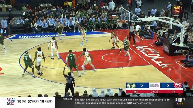 Grayson Allen with a deep 3 vs the Atlanta Hawks