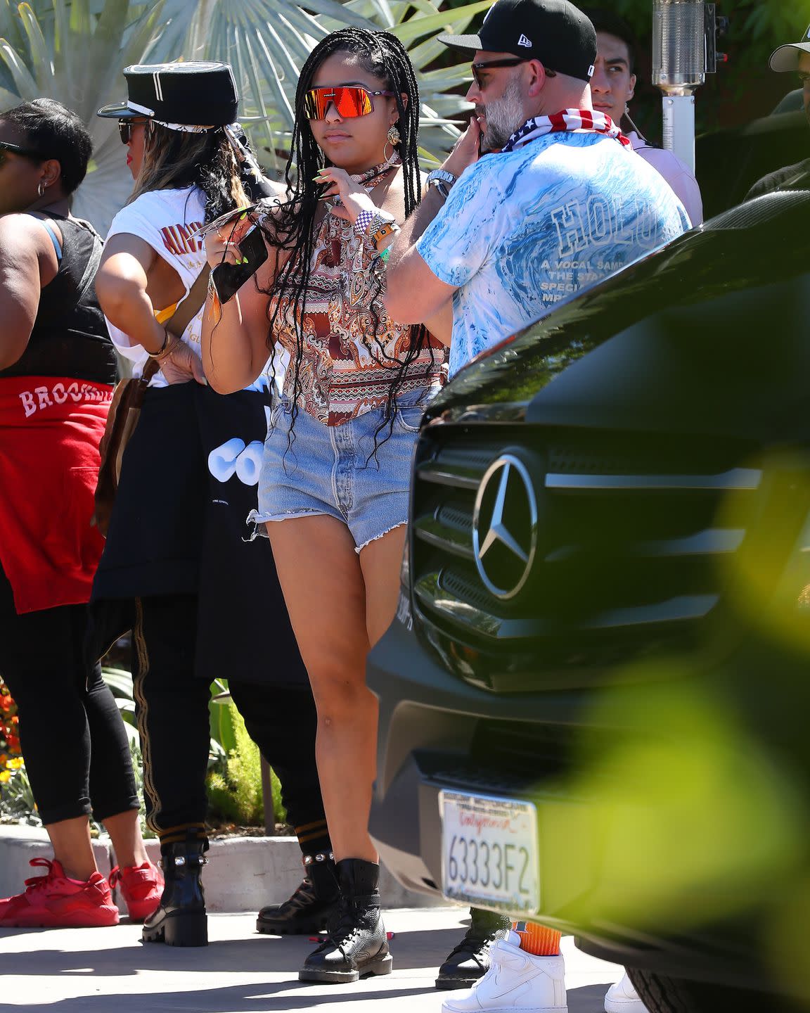 Kendall Jenner And Hailey Baldwin Were Not Thrilled About Running Into Jordyn Woods At Coachella