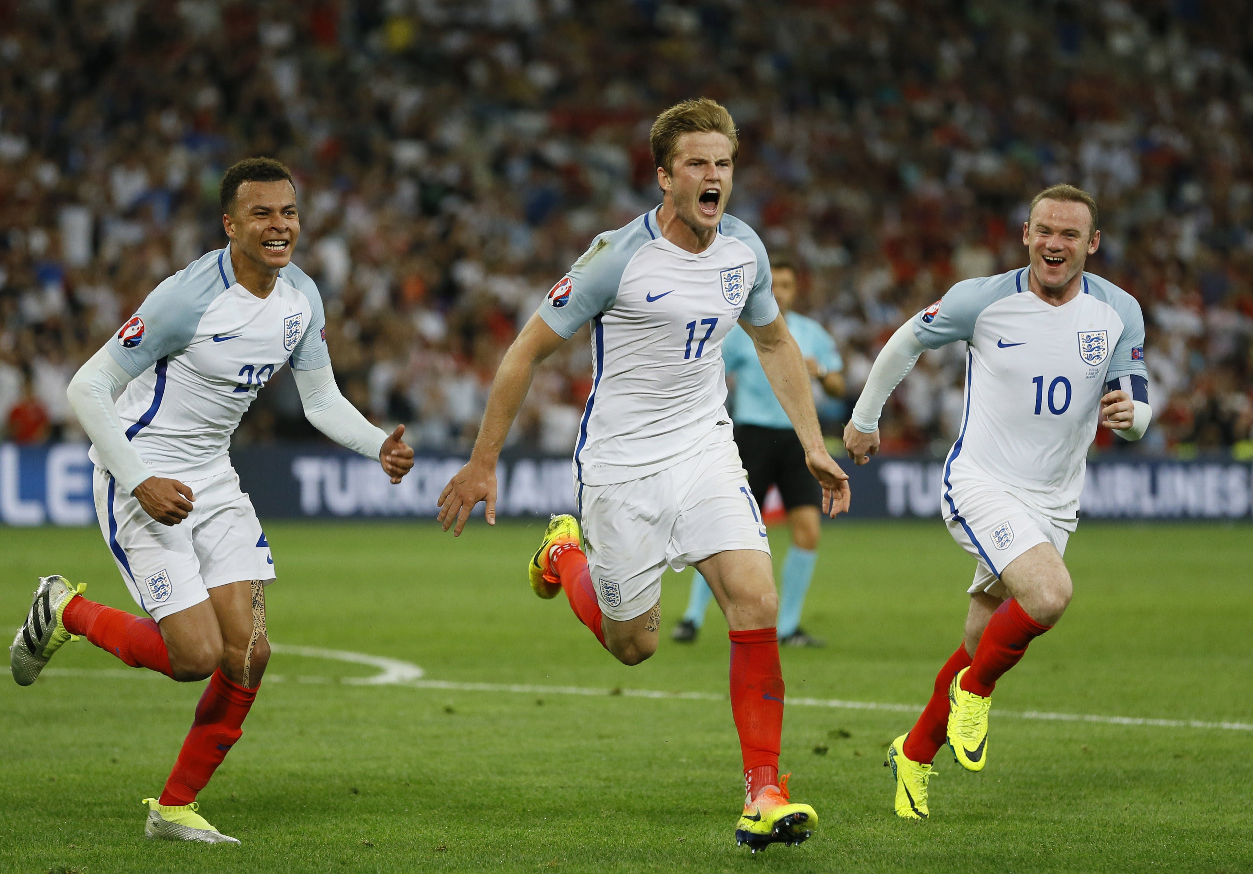 England news. Eric dier Arsenal. Англия 1:1. Russia scores.