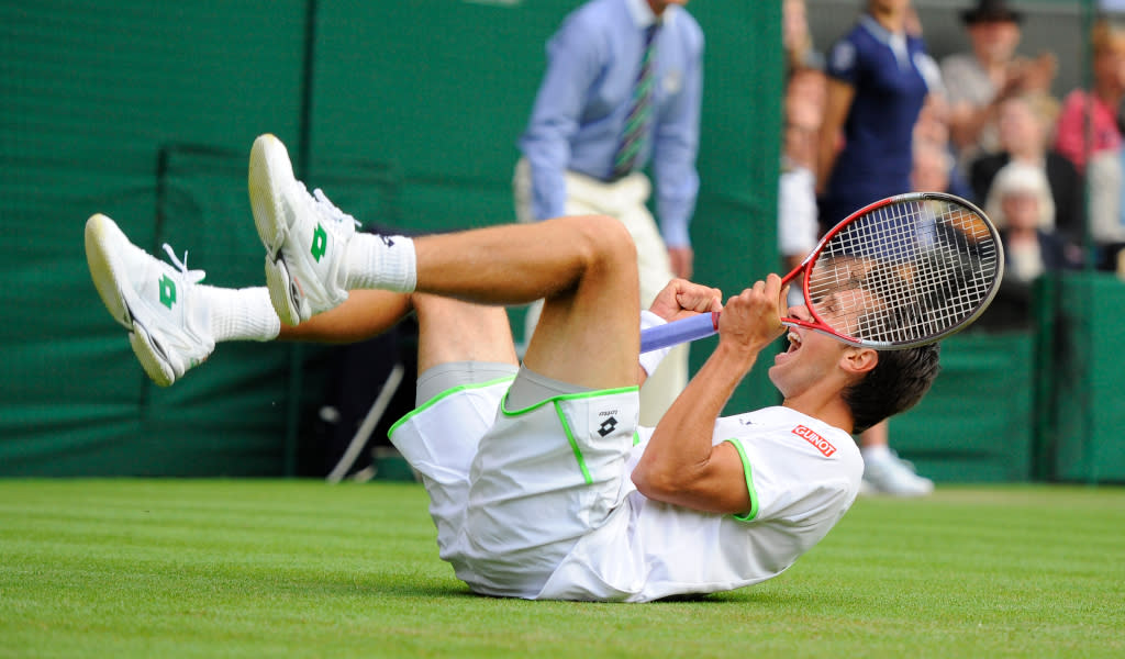 A moment in time: When Sergiy Stakhovsky 'kicked the butt of Roger Federer'  at Wimbledon
