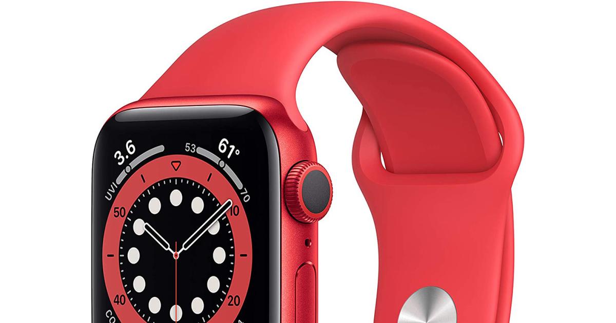 Apple Watch Series 6 Product Red drops to $265 at Amazon | Engadget