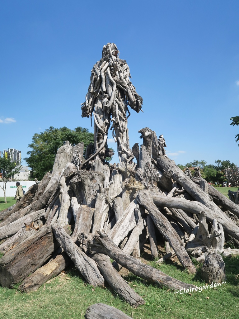 桃園風禾公園 大驚 城市裡竟然有異星風格木質巨人 旅遊 Yahoo奇摩行動版