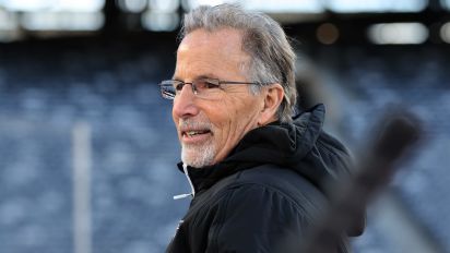 Getty Images - EAST RUTHERFORD, NEW JERSEY - FEBRUARY 16: Head Coach John Tortorella of the Philadelphia Flyers looks during practice at MetLife Stadium on February 16, 2024 in East Rutherford, New Jersey. (Photo by Len Redkoles/NHLI via Getty Images)