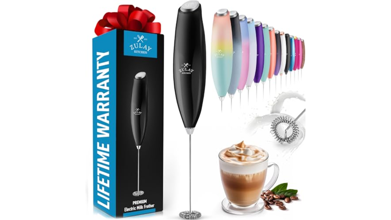 This Milk Frother That Shoppers Say Is 'Best Coffee Gadget Ever