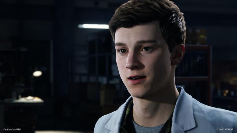 Peter Parker's new look in the 'Marvel's Spider-Man: Remastered' game.