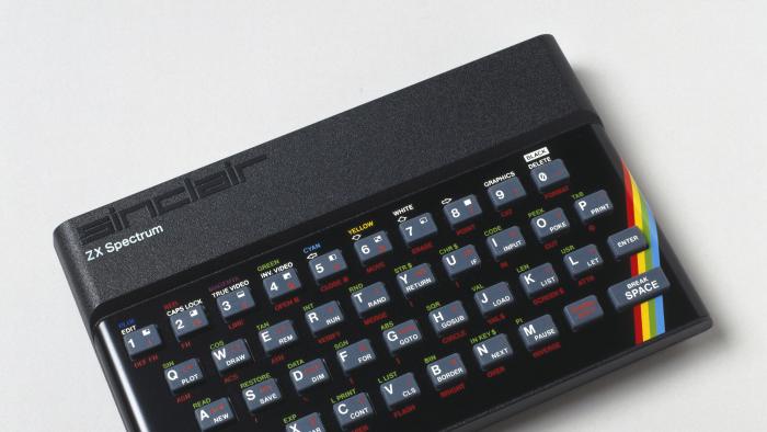 UNITED KINGDOM - DECEMBER 01:  Clive Sinclair introduced the ZX Spectrum into the marketplace in August 1982. Sinclair's aim was to provide an upgraded version of his original ZX81, which would be able to compete with the colour graphics of the recently introduced Atari, Commodore and Acorn computers. The ZX Spectrum was the company's most significant commercial success and enabled Sinclair Research to achieve market dominance in the UK in the early 1980s. The model shown has 48K of RAM.  (Photo by SSPL/Getty Images)