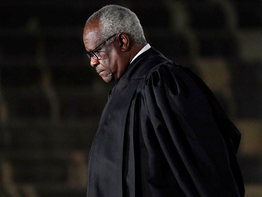 Clarence Thomas dismisses 'ridiculous' criticism that he doesn't ask enough ques..