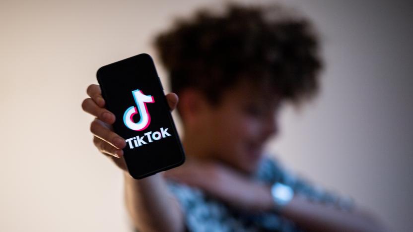 A teenager presents a smartphone with the logo of Chinese social network Tik Tok, on January 21, 2021 in Nantes, western France. (Photo by LOIC VENANCE / AFP) (Photo by LOIC VENANCE/AFP via Getty Images)