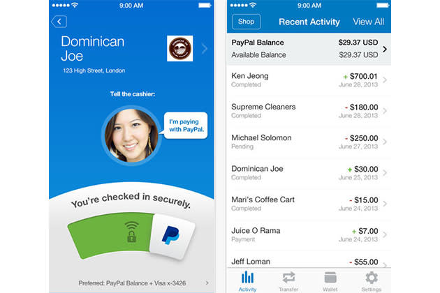 PayPal's app can now save your loyalty cards