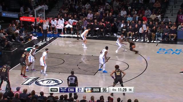 Terry Rozier with a 2-pointer vs the Brooklyn Nets