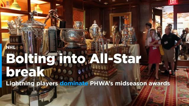 Lightning players dominate PHWA’s midseason awards