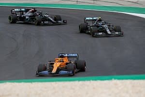 Sainz: Overtaking Mercedes duo for Portuguese GP lead 