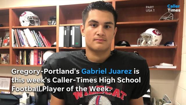 Week 7 Caller-Times High School Football Player of the Week Gabriel Juarez of Gregory-Portland