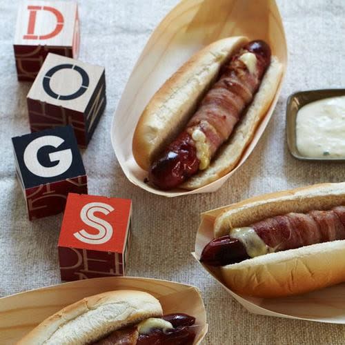 Texas Rangers roll out two-foot-long hot dog