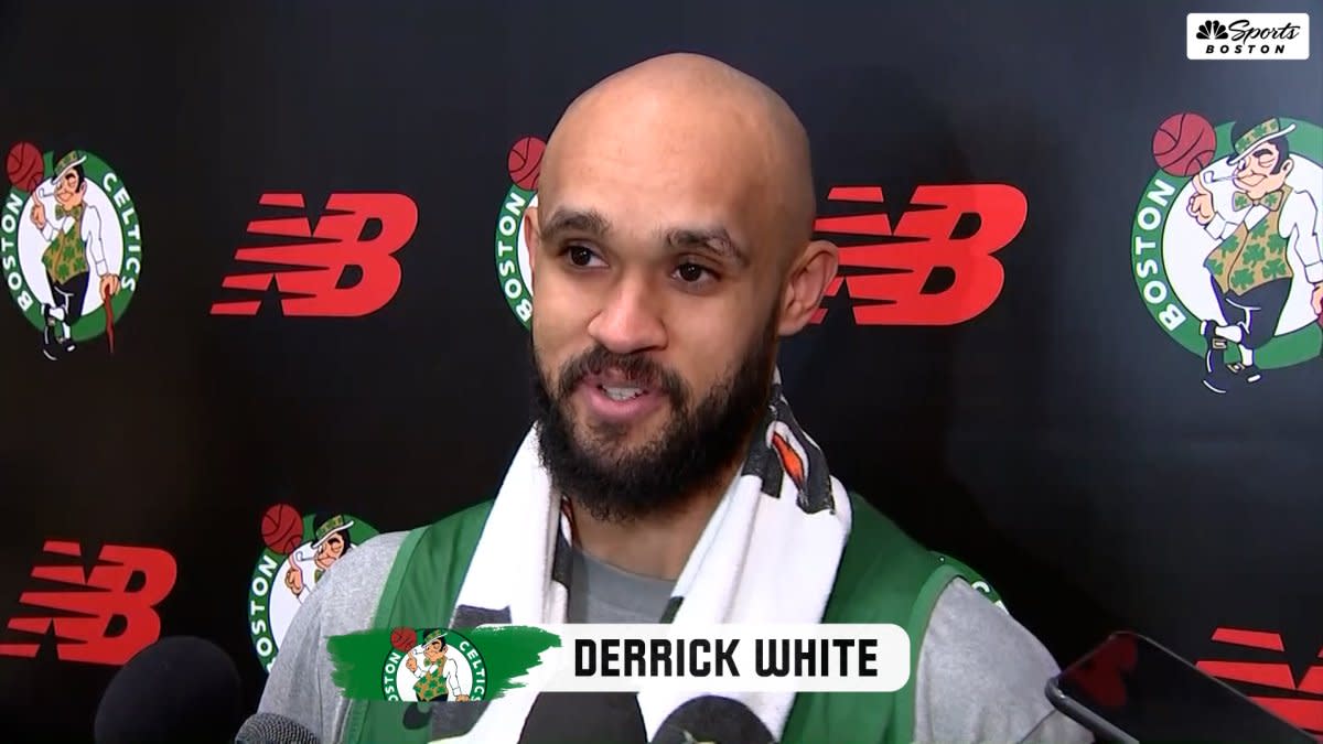 Derrick White on extension talks with Celtics: “I love it here”
