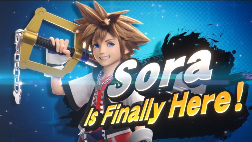 Kingdom Hearts' Sora in Super Smash Bros. Ultiamte